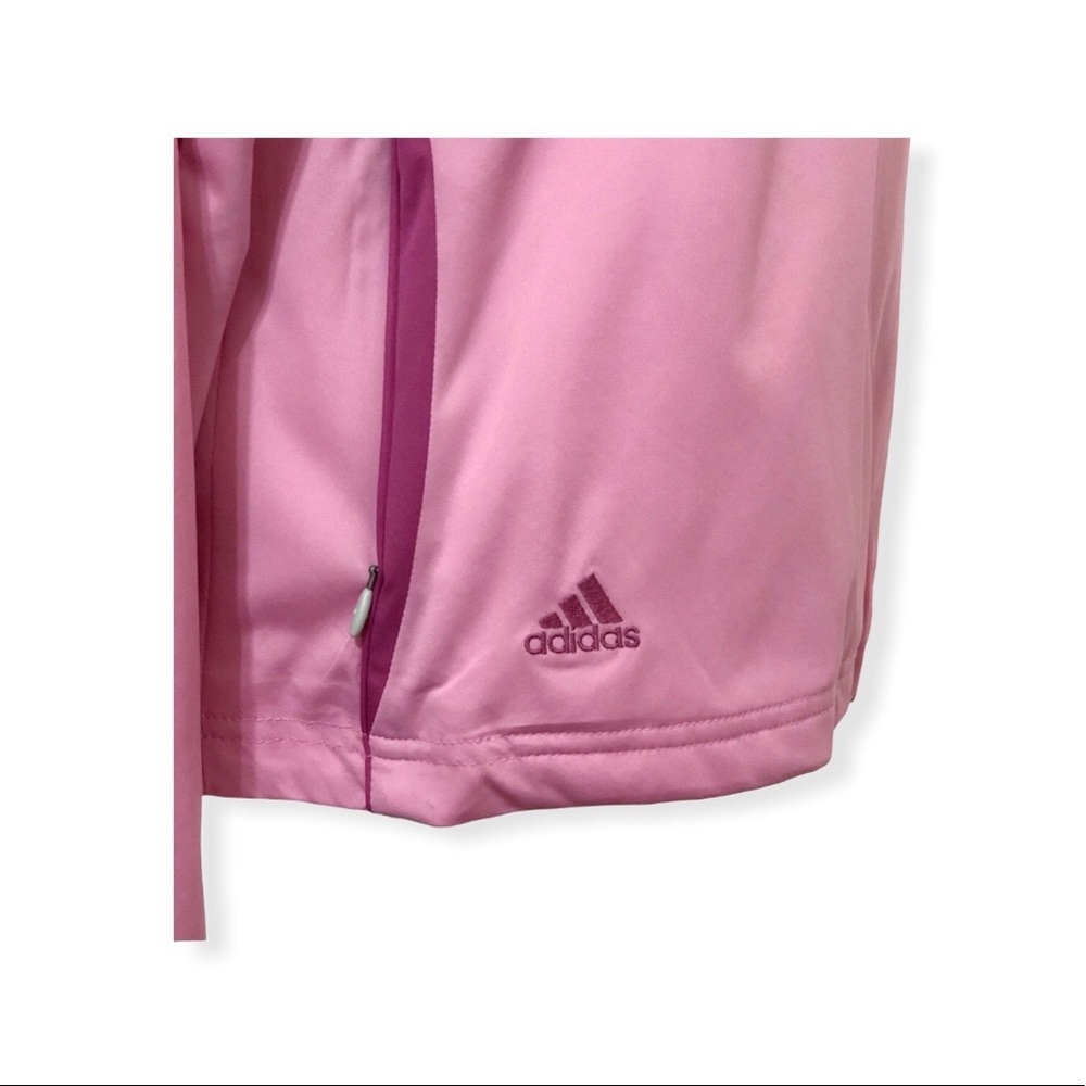 Adidas Women’s Clima proof Wind Jacket pink size Large - Picture 6 of 8